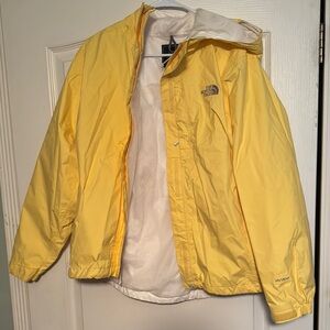 The North Face Yellow Hooded Jacket